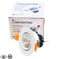 SH라이팅 LED 2인치 COB 일체형 5W (KS인증)