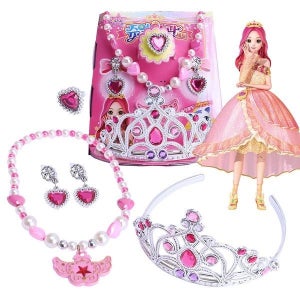 아이존 [보리보리]시크릿쥬쥬 쥬얼 왕관세트 목걸이 귀걸이 반지