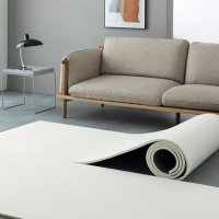 파크론 우븐아이보리 층간소음 PVC 롤매트 700x130x1.3cm