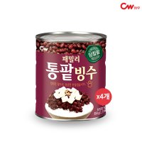 청우 패밀리 통 팥빙수 팥 850g x4개 빙수 재료