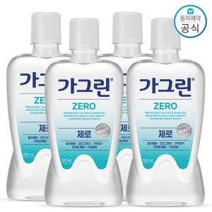 가그린 가그린 제로 820ml 4개