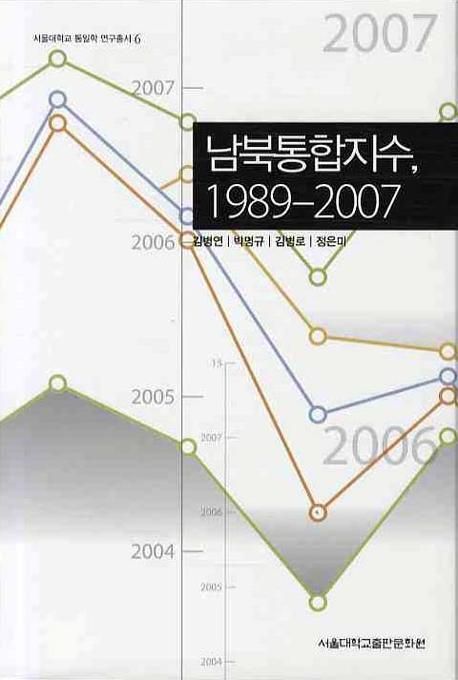남북통합지수 1989-2007(서울대학교 통일학 연구총서 6)