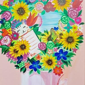 To.  그림, 꽃과나비작가