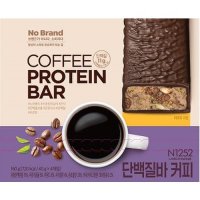 씨알푸드 노브랜드 단백질바 커피 40g x 4개입