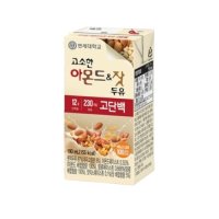 연세유업 연세우유 고소한 아몬드&잣 고단백 두유 190ml