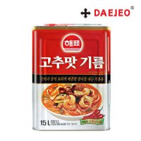 사조해표 고추맛기름15L 매콤소스