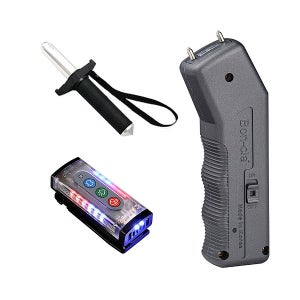 본끌레 TO 전기충격기 B2/4단봉 K-8/전자호각 205M 세트