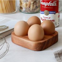 심플 우드 에그트레이 계란용기 계란받침대