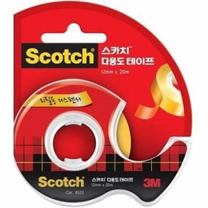 3M 522D 스카치 다용도 테이프 디스펜서 낱개 - 12mmx20m