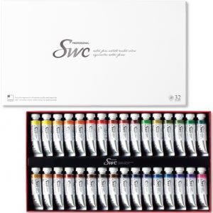 신한 SWC 수채화물감 32색 15ml 세트