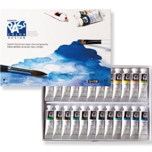 신한 입시전용 패스 디자인칼라물감 48색 세트 20ml