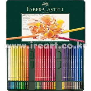 200000 파버카스텔 전문가용 폴리크로모스 유성색연필 60색 세트 - 110060