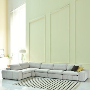 [스코나]콜린스 조야 오리털 이지클린 6인 코너 소파