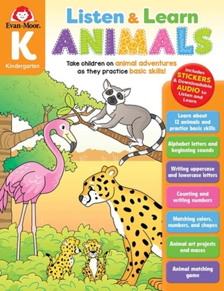 에반무어 Listen and Learn: Animals, Grade K