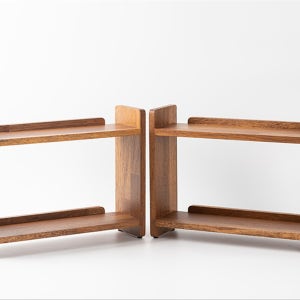 홈카페 원목 주방 미니 2단 선반, 피끄니끄