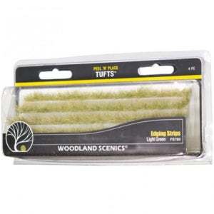 16000 우드랜드 수풀완제품 LIGHT GREEN EDGING STRIPS 1팩 (4pcs) - JWFS780