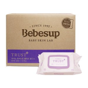 베베숲 베베숲 트러스트 플러스 엠보싱 물티슈 캡형 80매 20팩