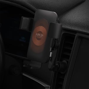 주파집 15W 자동 스캔 Z플립 폴드 호환 차량용 무선충전 거치대 QC6CP-PRO