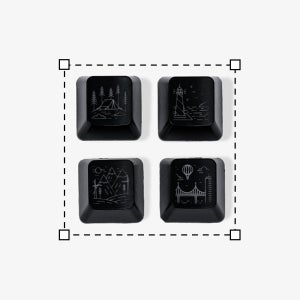 마플 LED 포인트 키캡 (R3)  1장부터 주문제작 커스텀 단체 굿즈 판촉물 기념품