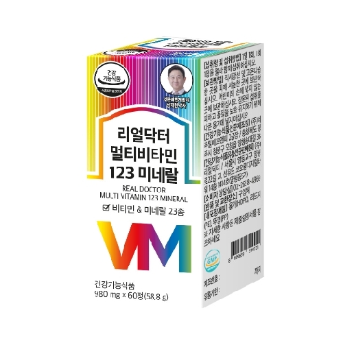 리얼닥터 멀티비타민 123 미네랄 980mg x 60정