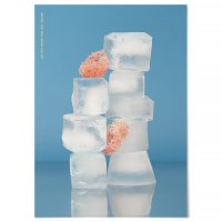 패브릭 여름 포스터 주방 액자 아트 포스터 Ice 대