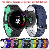 Garmin 포어 러너 용 시계 줄 235 230 620 630 235Lite Watchband Smartwatch 밴드 실리콘 통기성 팔찌 735XT