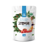 NOUSBO 도시농업 가정원예 옥상 텃밭 웃거름 고추 가지 토마토 닥터조 고형비료 1kg