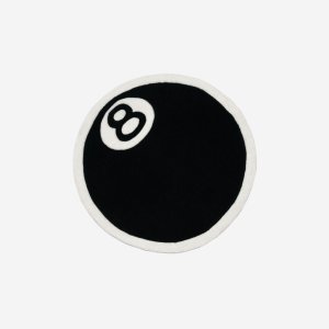 스투시 8볼 러그 블랙 Stussy 8 Ball Rug Black