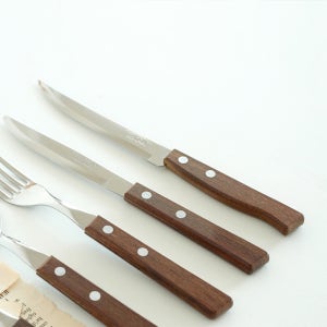 트라몬티나 트레딕셔널 우드핸들 커트러리 스테이크나이프 5인치