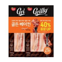 동원 맛있는 그릴리 골든베이컨 오리지널 140g x 2