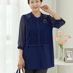 하이레이스셔츠블라우스