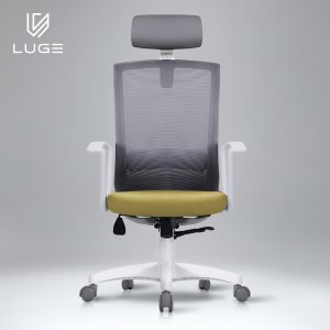 1000000308 루게 L50 STANDARD 화이트프레임 홈오피스 재택근무 의자