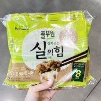 풀무원 보냉백포장 풀무원 실의힘 국산콩 생나또 49 5g x 8 단품 단품