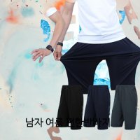 팬츠 트레이닝 바지 무지 남자 6부 반바지 여름용