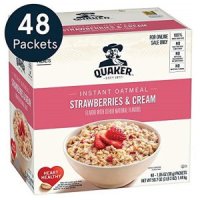 Quaker 퀘이커 인스턴트 오트밀 딸기 크림 30g 48포켓 1개