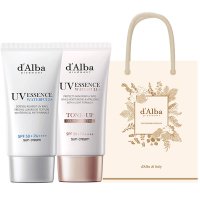 달바 워터풀 에센스 선크림 SPF50+ PA++++ 50ml + 워터풀 톤업 선크림 SPF50+ PA++++ 50ml + 기프트백  1세트