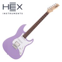 헥스 일렉기타 E100 Satin Finish Purple