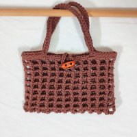 미니 네트백 코바늘 손가방 Mini net bag