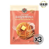 백설 우리밀 핫케익믹스 500g X 3개