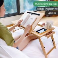 대나무 가구 룸 책상 리프트 탑 스터디 테이블 노트북 미니멀리스트 작은 커피 테이블 일본 캠핑 피크닉