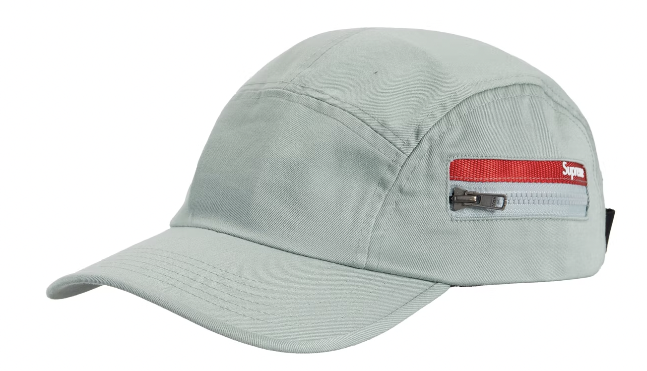 ss22 シュプリーム 帽子 Supreme Zip Pocket Camp Cap