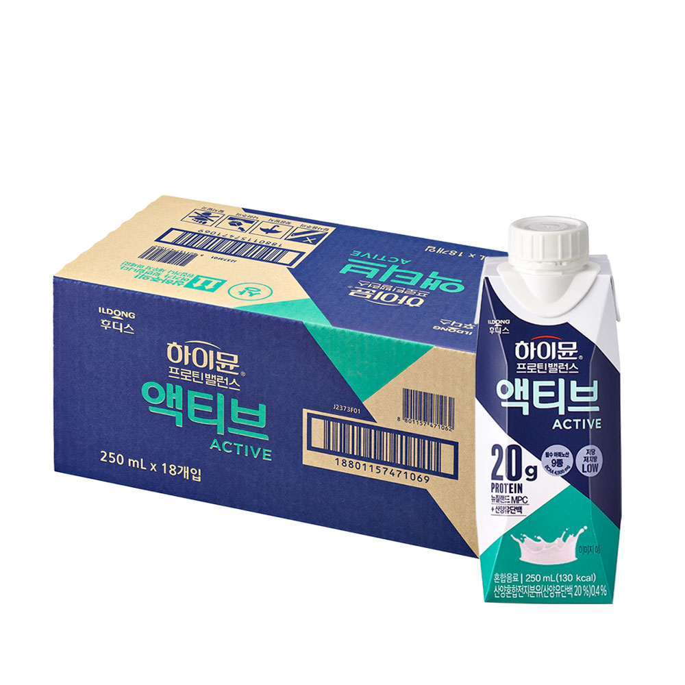 일동후디스 하이뮨 프로틴 밸런스 액티브 오리지널 250ml x 18개입