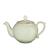 독일 덴비접시 Denby 1 4 Litre Heritage Orchard Accent Teapot Green 449862