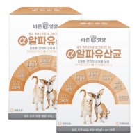 바른뉴트리펫 강아지 고양이 알파 유산균 60포