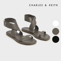 찰스앤키스 Thick Ankle Strap Flat Sandals 샌들