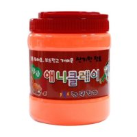 유아용 칼라도우 대용량 클레이 형광오렌지 500g