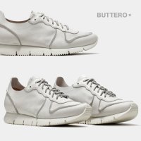 부테로 CARRERA 비안체토 레더 스니커즈 WHT