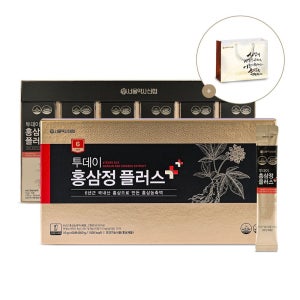 [롯데백화점] 서울약사신협 [진세노사이드 15mg] 6년근 투데이 홍삼정 플러스 스틱 10g 60포+쇼핑백 LE1211030623
