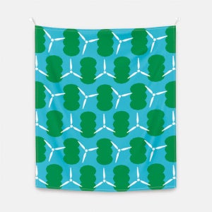 Windmill 패브릭 포스터 대형