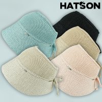 햇츠온 HatsON 여성 여름 벙거지 보닛 보넷 챙 썬캡 원피스 밀짚 모자 AA BE H2-2403